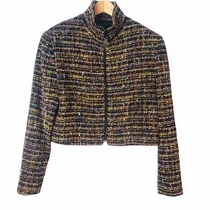 EMIL RUTENBERG Bouclé Cropped Jacket